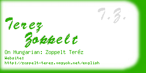terez zoppelt business card